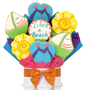 Beach Cookie Bouquet