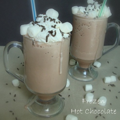 frozen hot chocolate