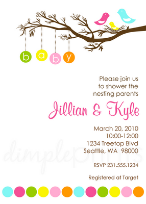 DP Bird Invitation