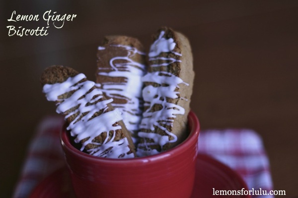Lemon Ginger Biscotti
