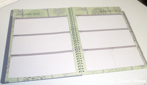 2013 Weekly Calendar