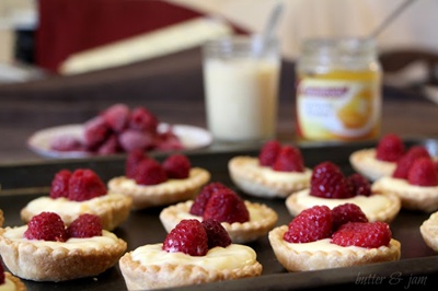 Raspberry and Lemon Tarts