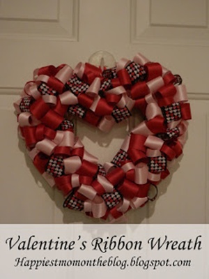 Valentine Ribbon Wreath
