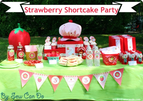 Strawberry Shortcake Party