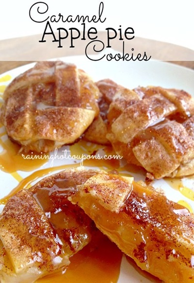 Caramel Apple Pie Cookies
