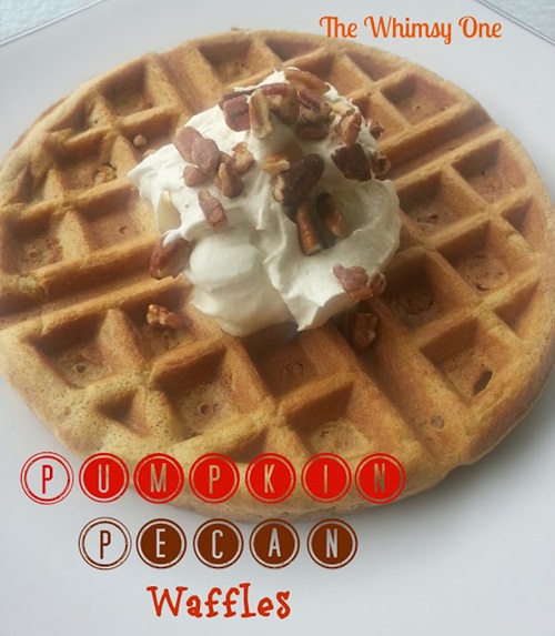 Pumpkin Pecan Waffles