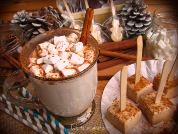 Spiced White Hot Chocolate