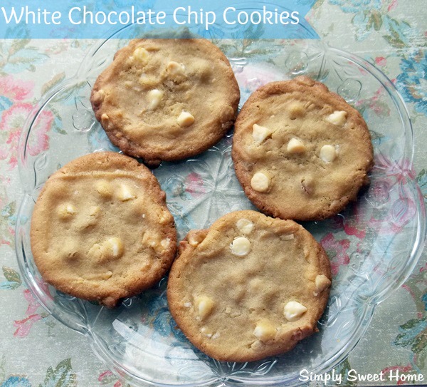 White Chocolate Chip Cookies