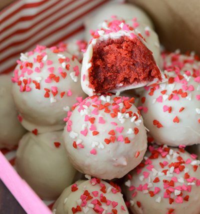 Red Velvet Cake Truffles