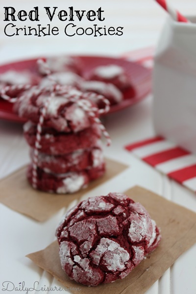 Red Velvet Crinkles