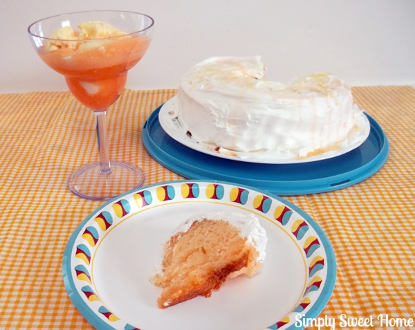 Orange Angel Food Cake