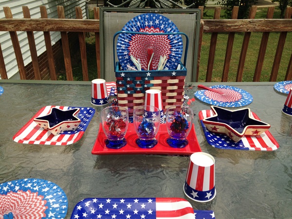 4th of July Party Table