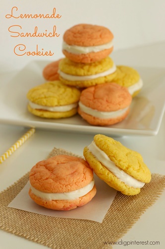 Lemonade Sandwich Cookies