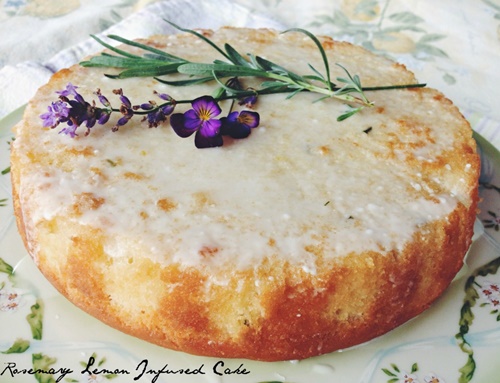 Rosemary and Lemon Infused CAke