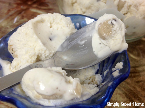 Chocolate Chip Cookie Dough Ice Cream Spoonful