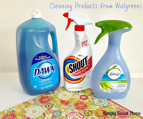 Cleaning Products from Walgreens