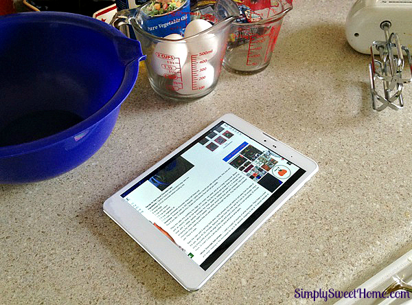 Baking with Tablet