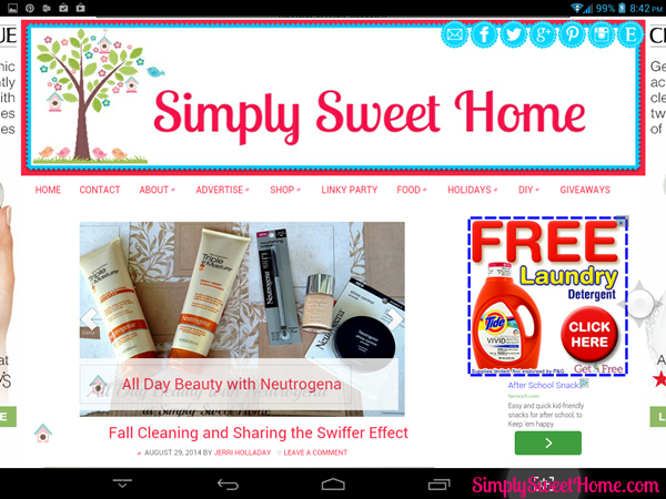 Blog Screenshot