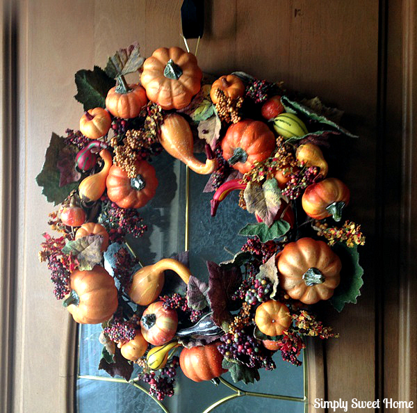 Fall Gourd Wreath