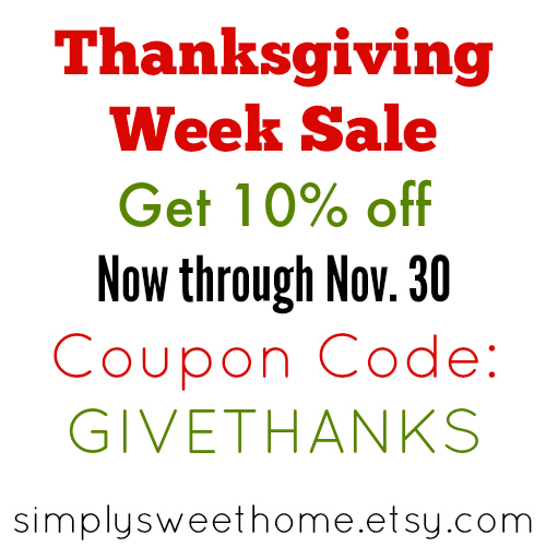 Thanksgiving Sale