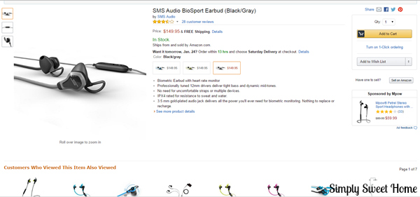 Amazon Order Page