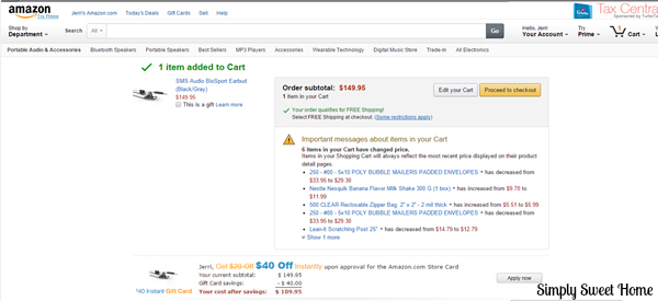SMS Audio on Amazon