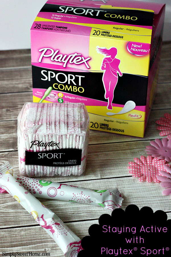 Staying Active with Playtex Sport Combo
