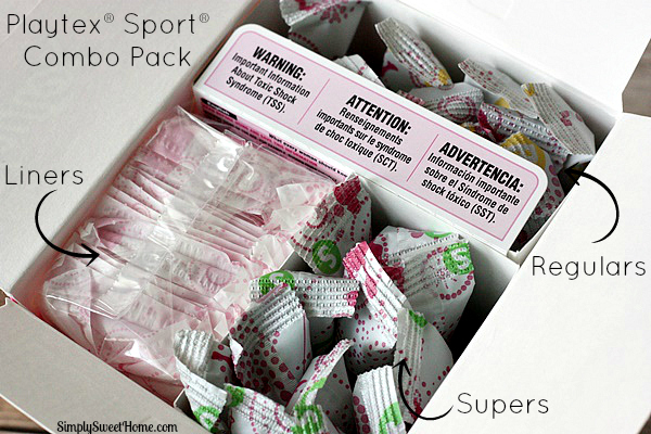 Playtex Sport Inside the Box