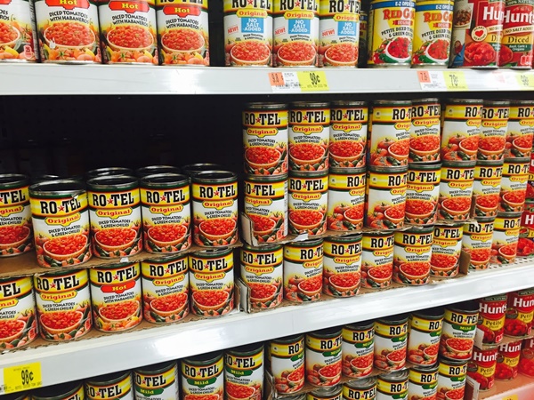 Rotel on Shelf