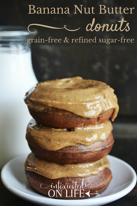 Banana Nut Butter Donuts