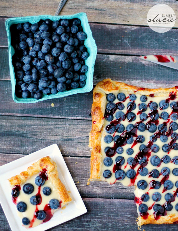Rustic Berry Lemon Tart
