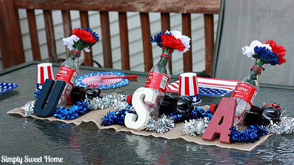 Coca-Cola USA Table Decoration