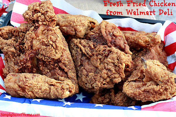Fresh Fried Chicken from Walmart Deli