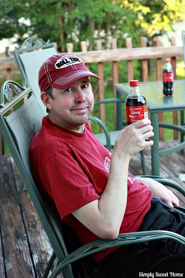 Gary with Coke