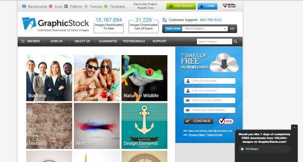 GraphicStock site