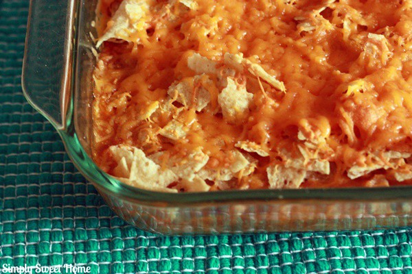 Mexican Chicken Casserole Slice
