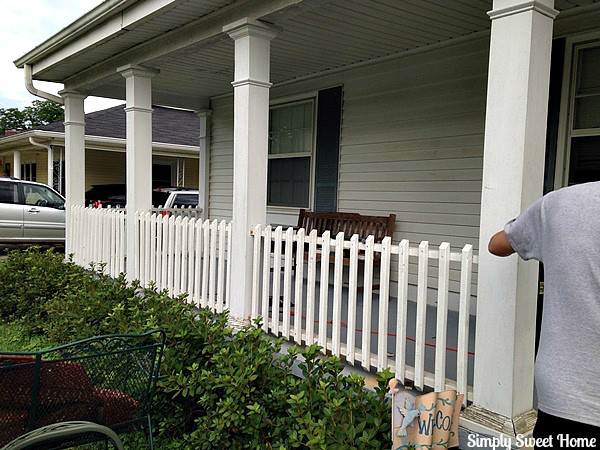 Porch with Rails