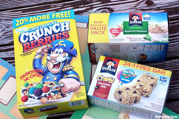 Quaker Breakfast Items