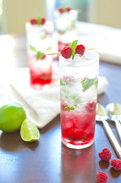 Raspberry Grapefruit Mojito