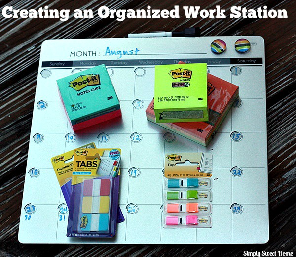 Creating an Organized Work Station