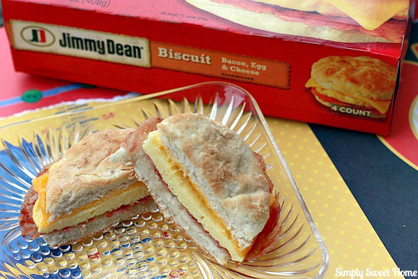 Jimmy Dean Bacon Egg and Cheese Biscuit