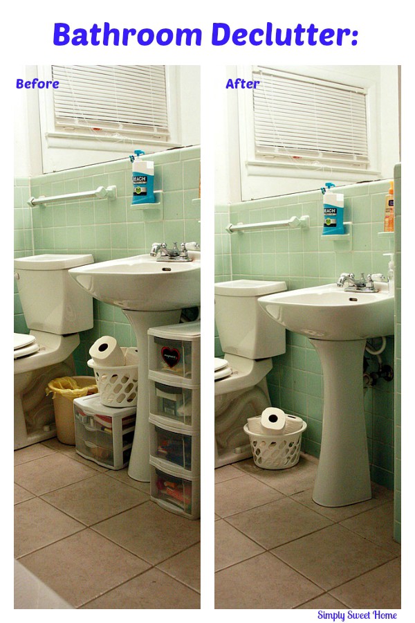 Bathroom Declutter