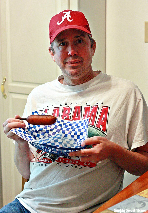 Gary with CornDog
