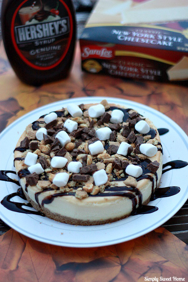 Rocky Road Smores Cheesecake
