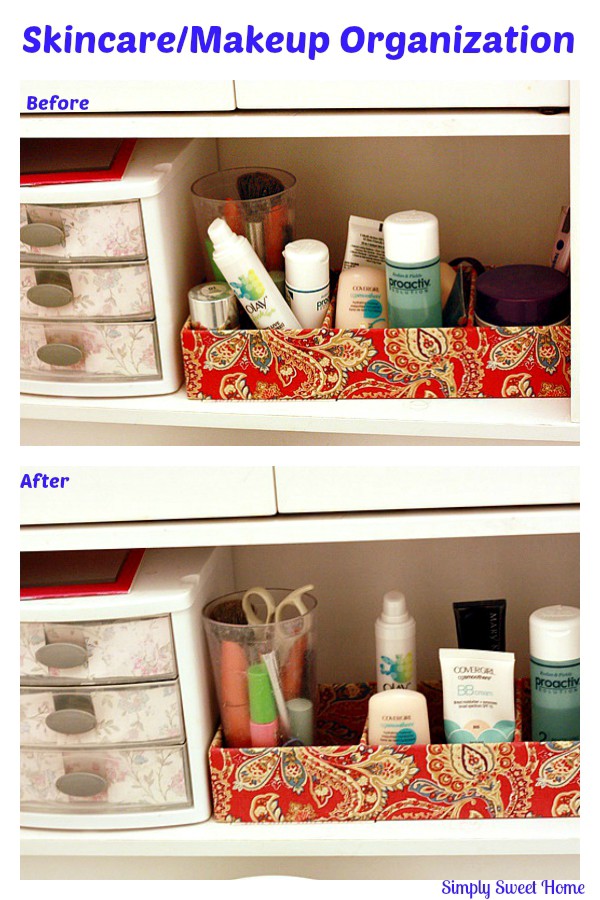 Skincare Makeup Organization