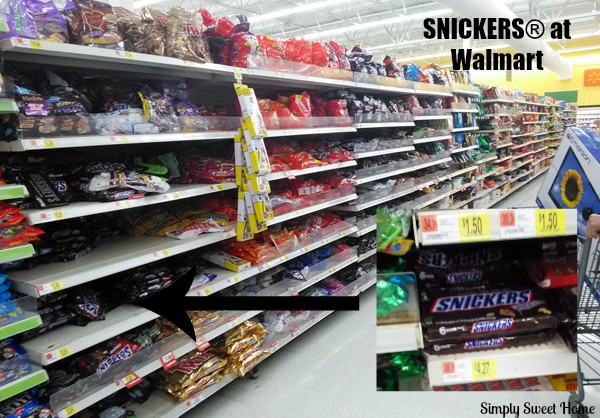 Snickers at Walmart