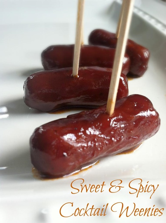 Sweet and Spicy Cocktail Weenies