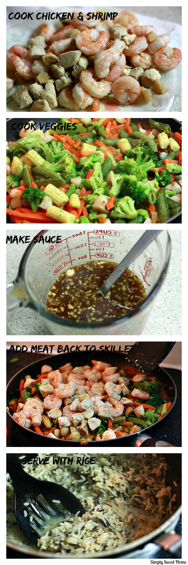 Stir Fry Recipe Process