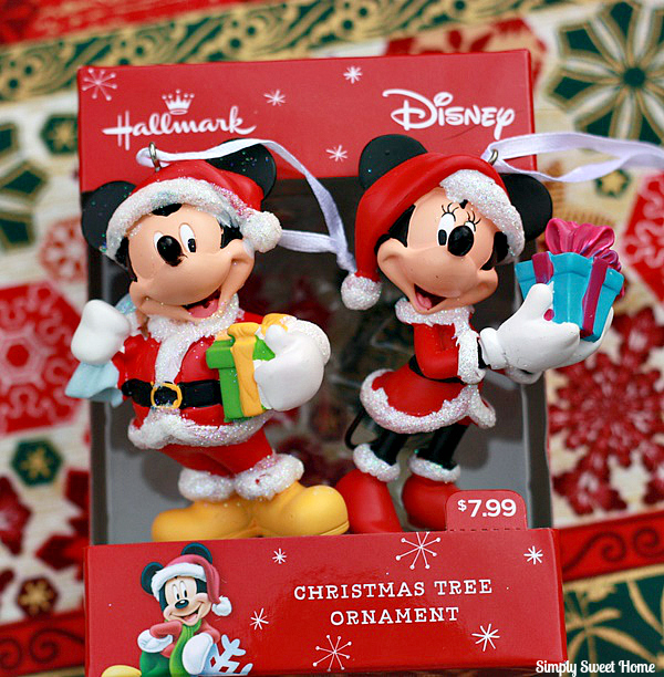 Mickey and Minnie Ornaments
