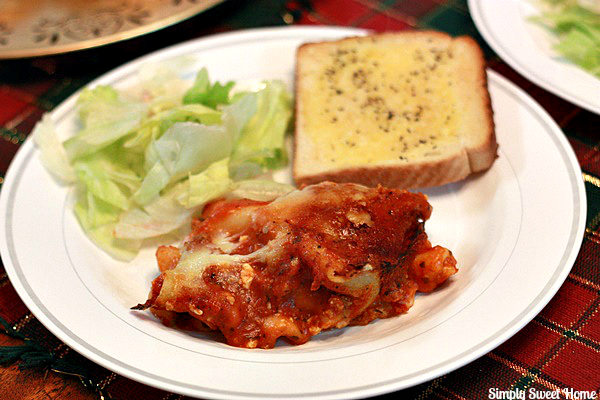 Lasagna Meal